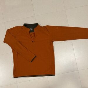Vintage Arc’teryx Orange Fleece 1/4-zip (XXL)